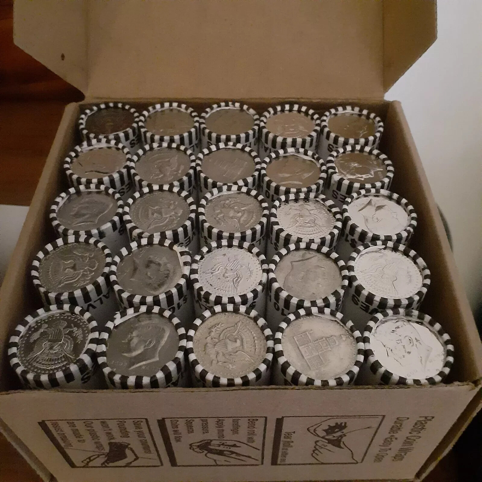 LOWEST PRICE Kennedy Half Dollar Rolls Unopened Unsearched Guaranteed!!!