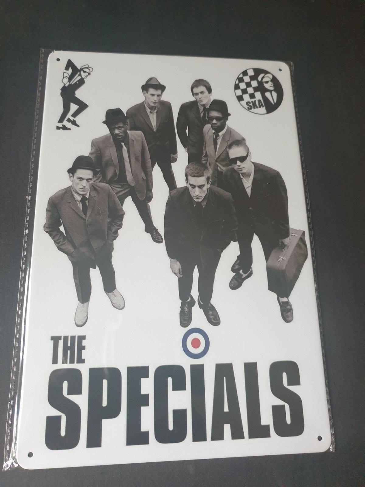 The Specials Target Metal Sign Plaque Ska/Mods poster Retro Garage Shed FREE P&P