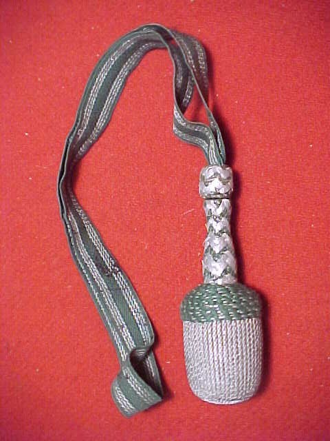 ORIGINAL WWII ERA GERMAN SWORD OR BAYONET KNOT ~ CLEAN ESTATE ITEM