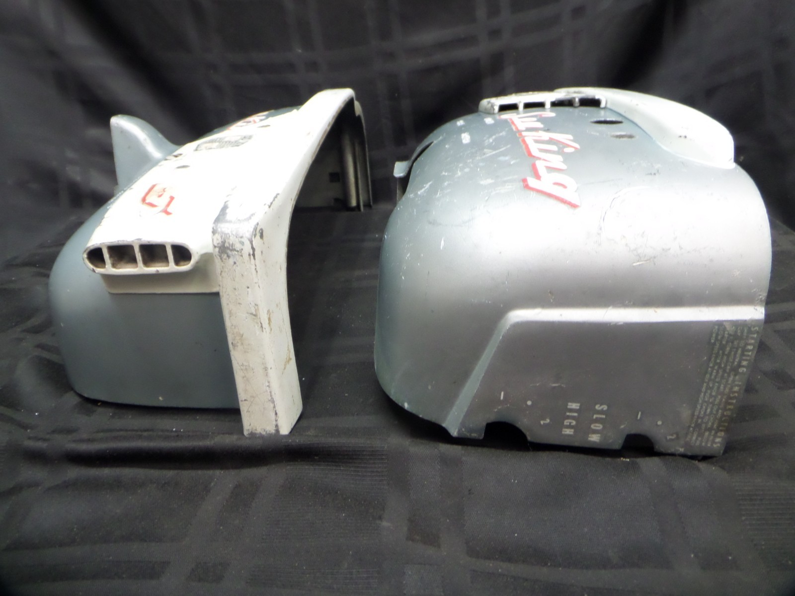 1956 GALE SEA KING GG9002B 5HP LOWER COWLING 552714 552715 COVER OUTBOARD MOTOR