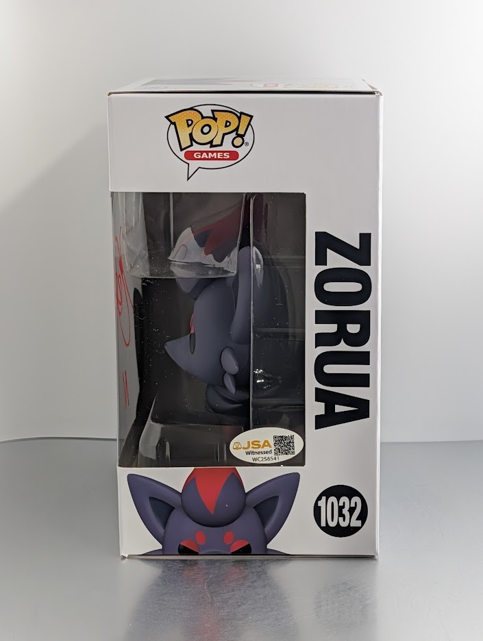 Hikaru Midorikawa JVA Signed Autographed Funko Pop #1032 ZORUA N Pokemon JSA