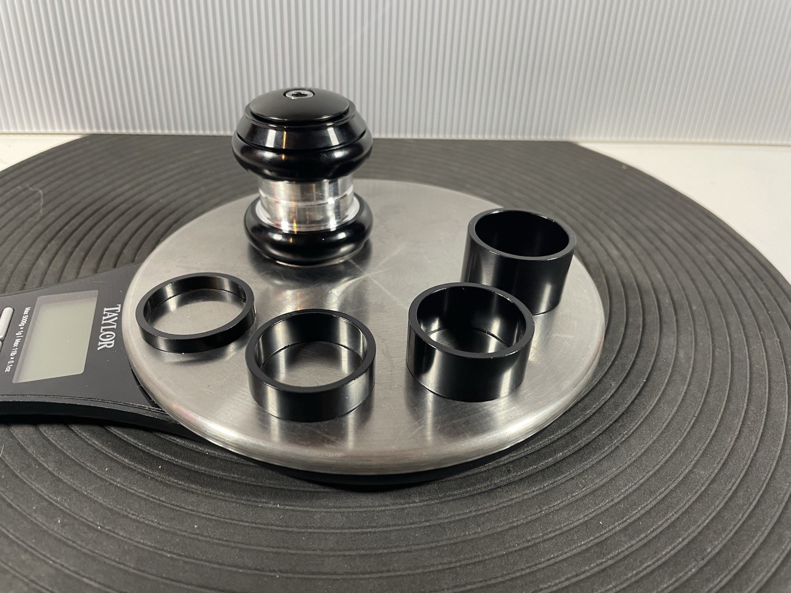 1 1/8” Threadless Klunker Conversion Headset With Spacers Old School BMX BLACK!