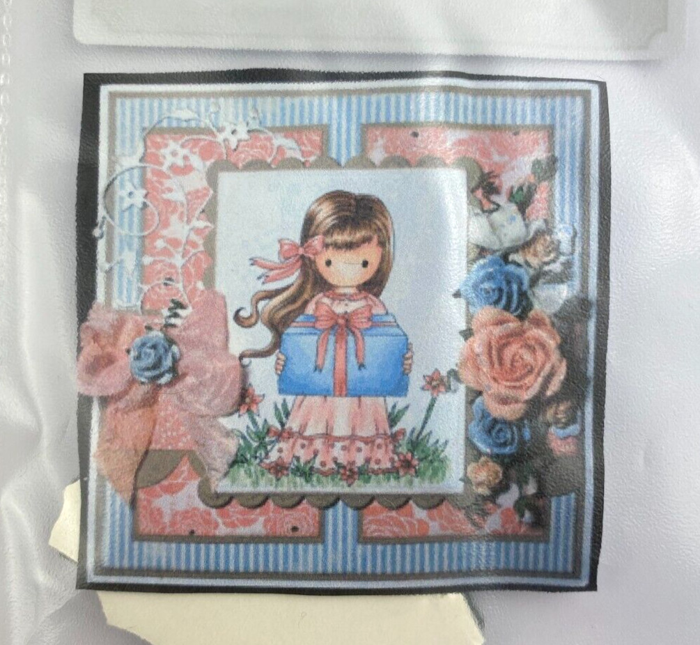 Lili of the Valley Mounted Rubber Stamp - Girl Present