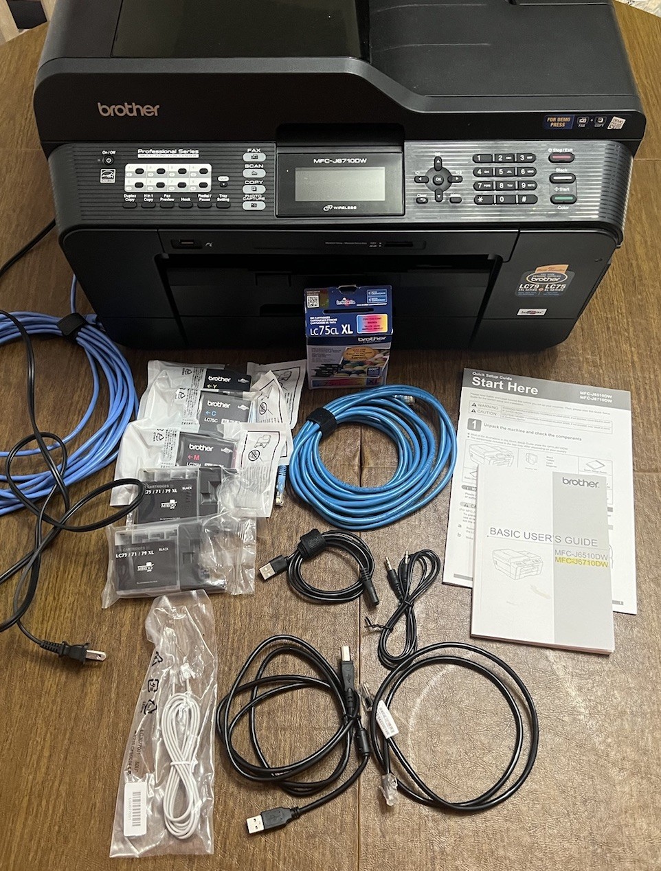 Brother MFC-J6710DW Professional Inkjet All-In-One Printer, Working, Great Price