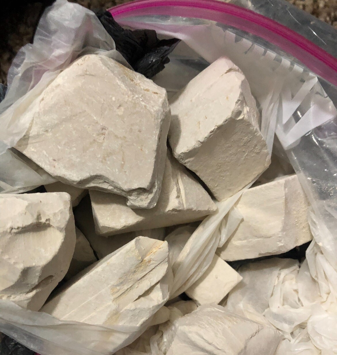 Clay | Calaba Chalk | Edible Clay | Kaolin | African White Chalk | 330g Pack