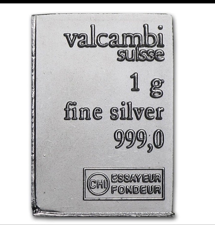 Valcambi 1 Gram .999 Fine Silver Bar w/ 12-Bar Starter Case – Stackable