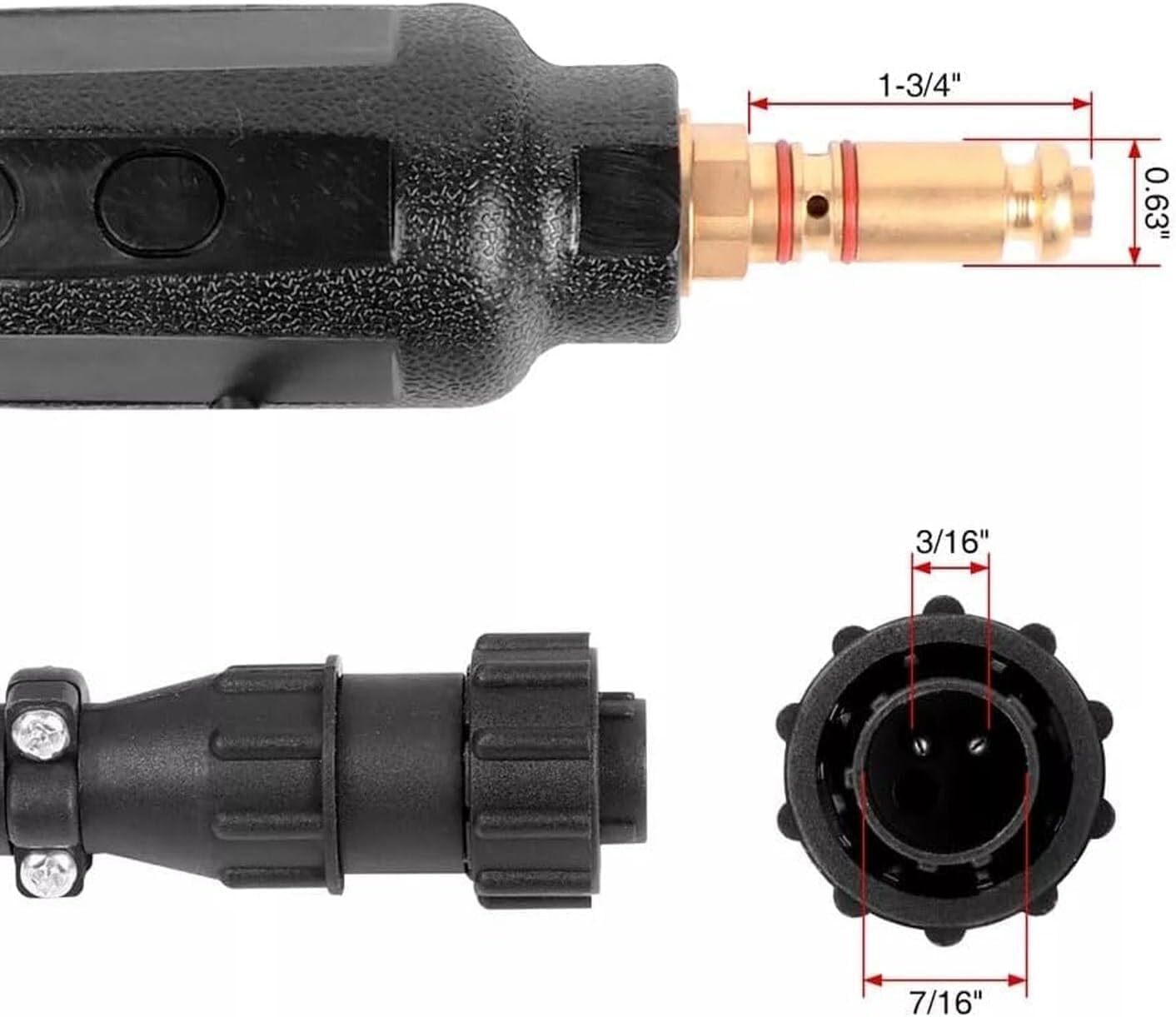 Mig Gun 250A For Lincoln Electric POWER MIG 216/255xt/256/260/262p/262mp Welder