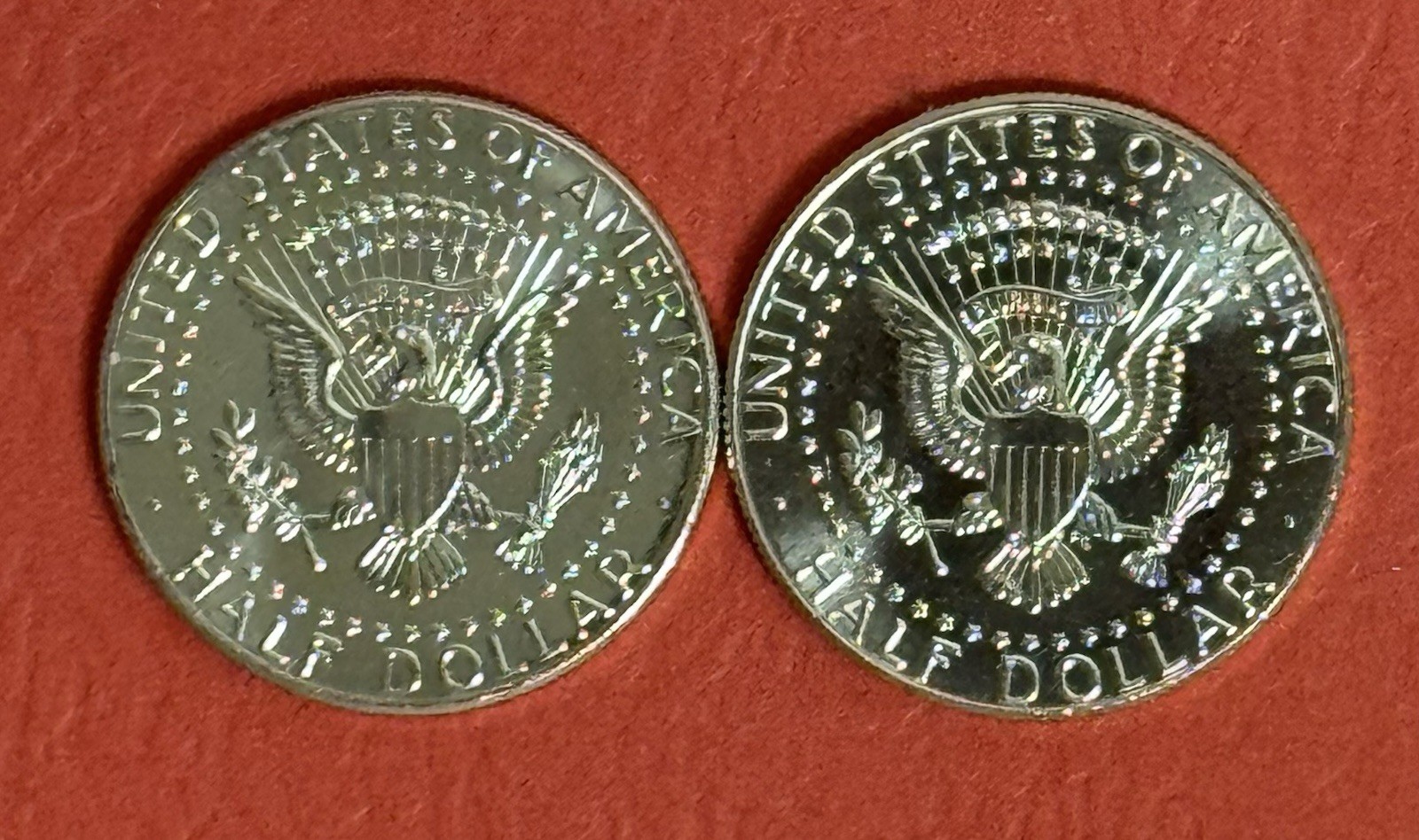 Set Of 2 Coins 2025 P&D 50 Cents Kennedy Half Dollar Uncirculated. #C1628