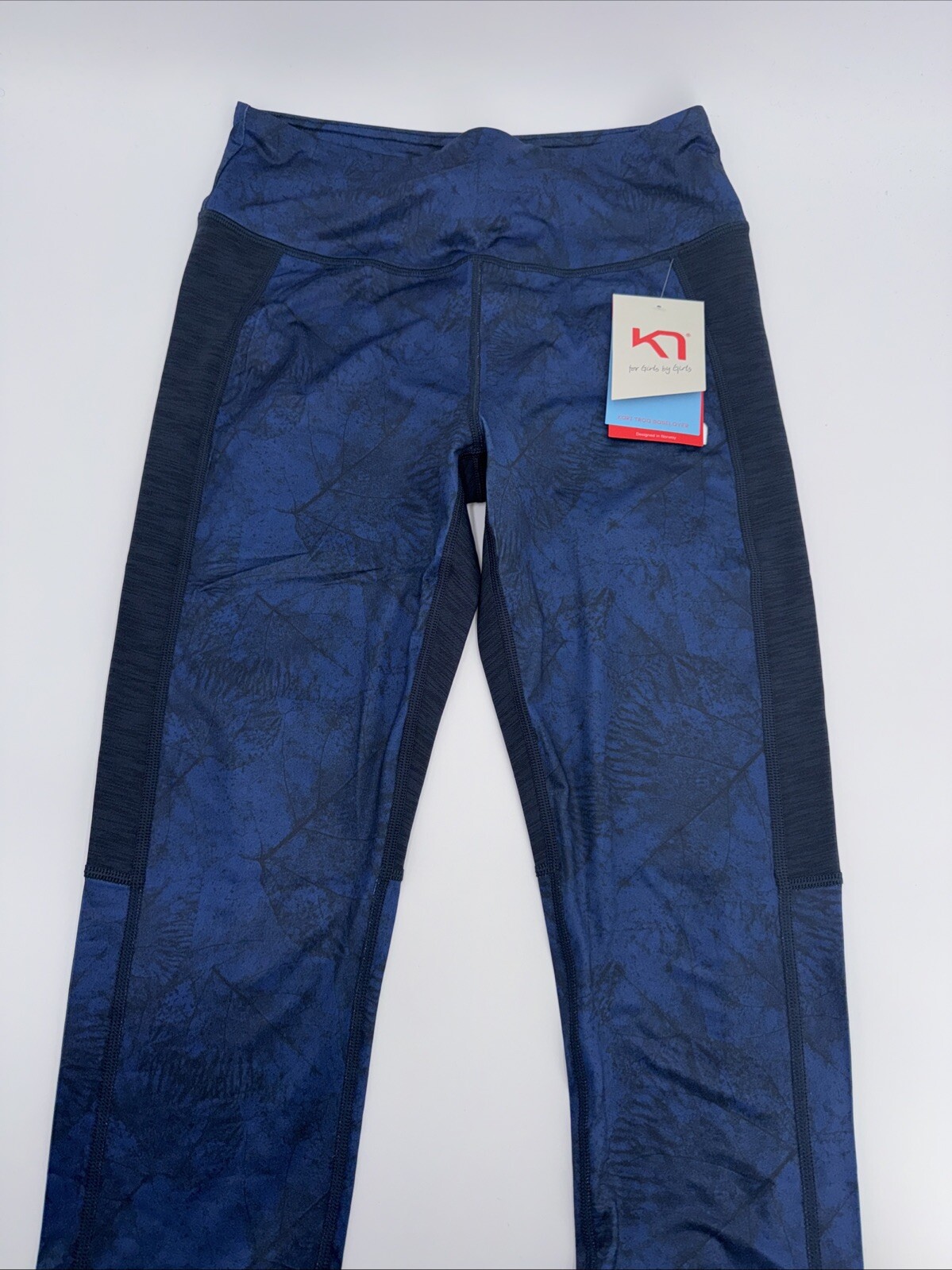 $100 Kari Traa Women’s Fierce Pants Tights- Royal Blue - Medium- New With Tags