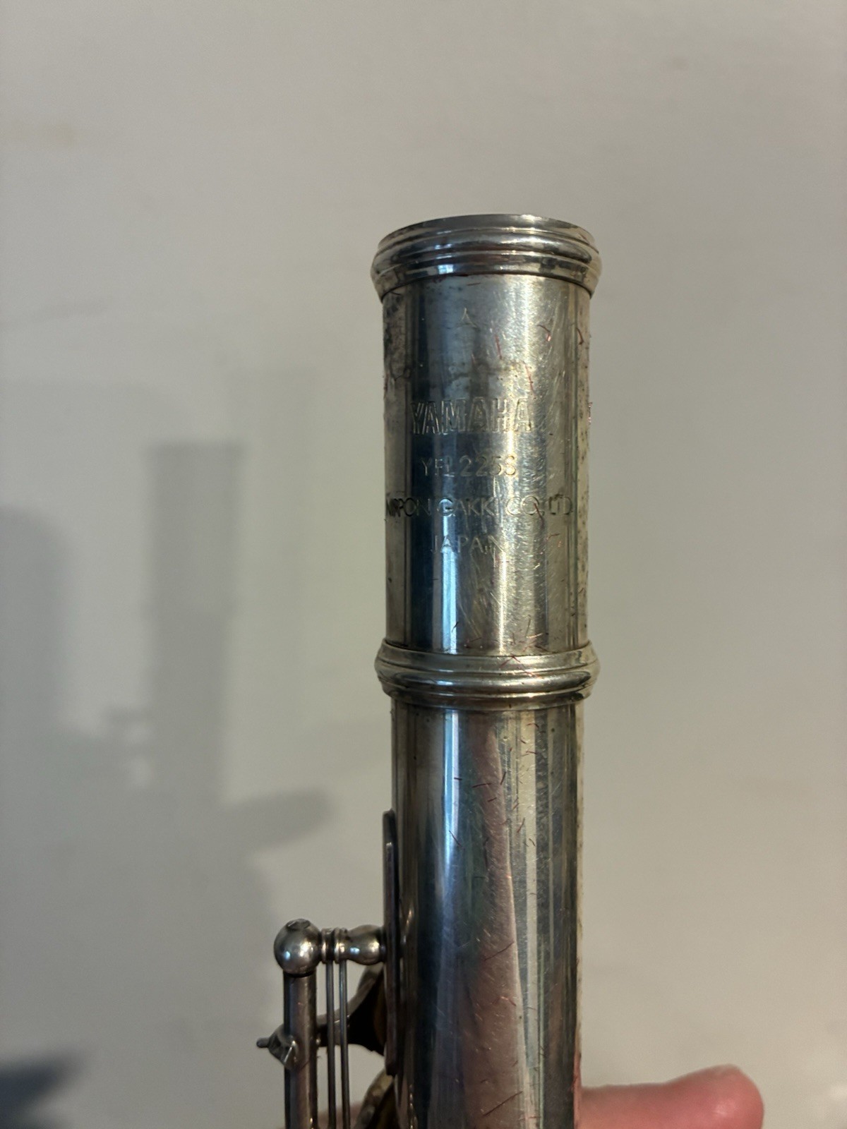 YAMAHA YFL225S - Student Flute Made In Japan w/ Hard Case Untested - AS IS