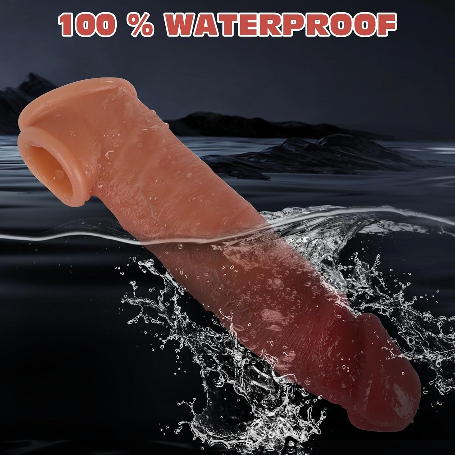 Male Cock-Girth-Enlarger-Enhancer-Penis-Extension-Extender-Sheath-Sleeve-Men Big