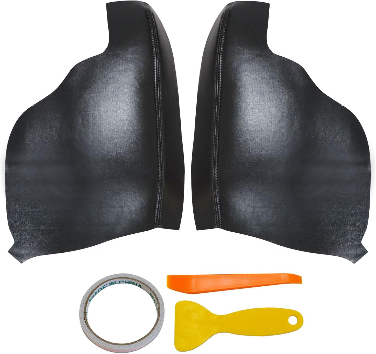 2PCS Dark Gray Door Armrest Cover Replacement for Honda Odyssey 2011–2017 Panel