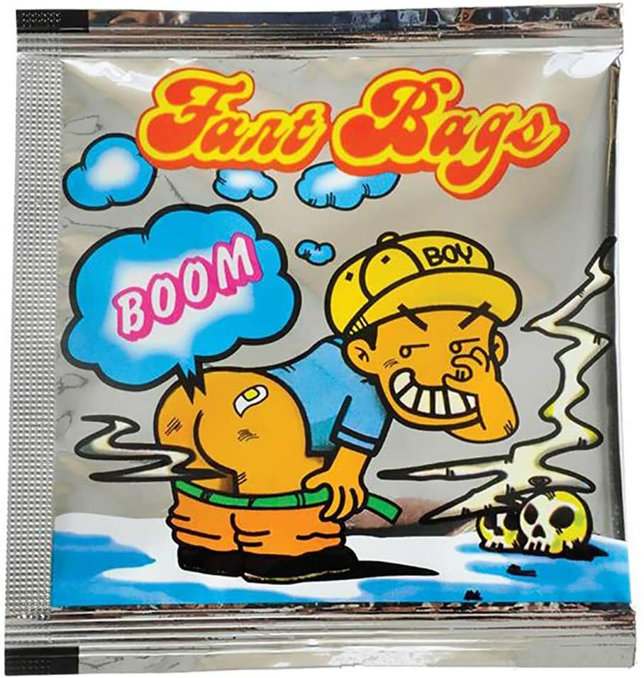 10 FART STINK BOMB BAGS + 10 BOMB WAR BOMBS