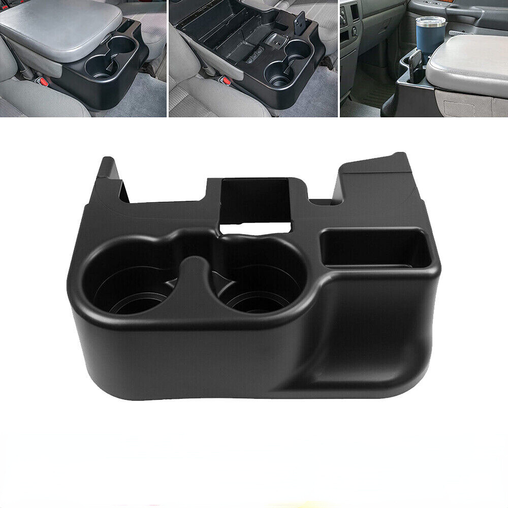 Fit For 2003-2012 Dodge Ram 1500 2500 3500 Center Console Cup Holder Matte Black