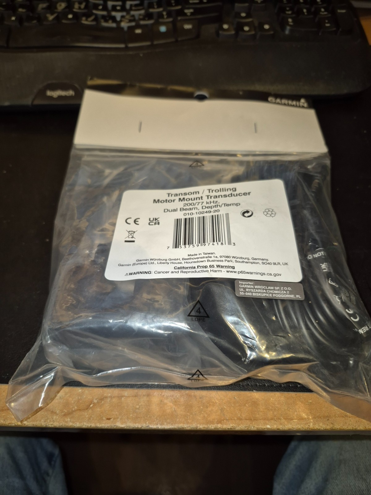 Garmin TRANS Transducer f/echo Series Fishfinders - 4 Pin [010-10249-20