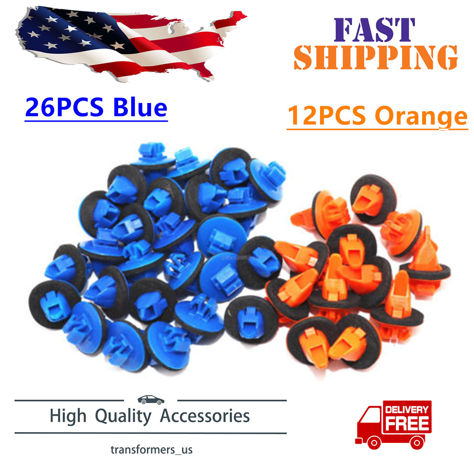 Fender Flare Retainer Clips 75495-35010 For 2005-2016 Toyota Tacoma 75397-35010