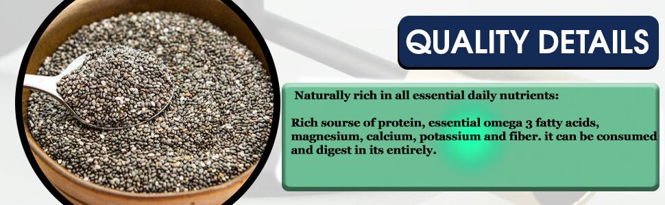 2 LB 100% PURE PREMIUM BLACK CHIA SEEDS VEGAN GLUTEN-FREE Non-GMO USDA ORGANIC