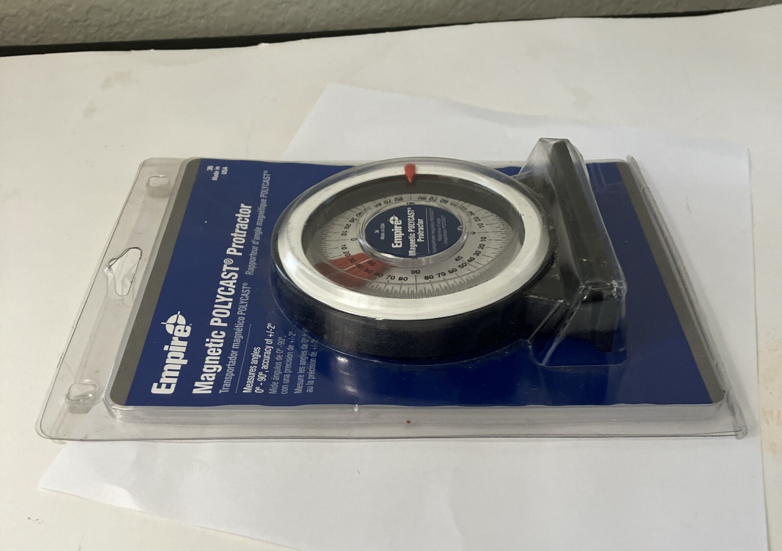 Empire Level 36 Magnetic Polycast Protractor