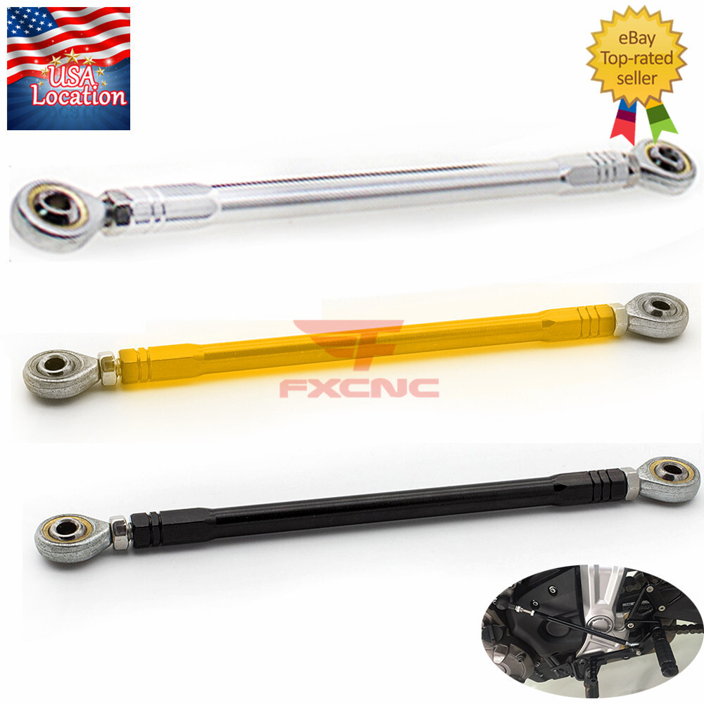 CNC Rearset Gear Shift Shifter Rod Linkage 40mm-280mm Universal Motorcycle USA