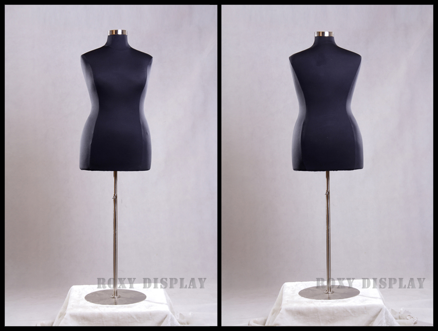 Female Plus Size 18-20 Mannequin Manequin Manikin Dress Form #F18/20BK+BS-04