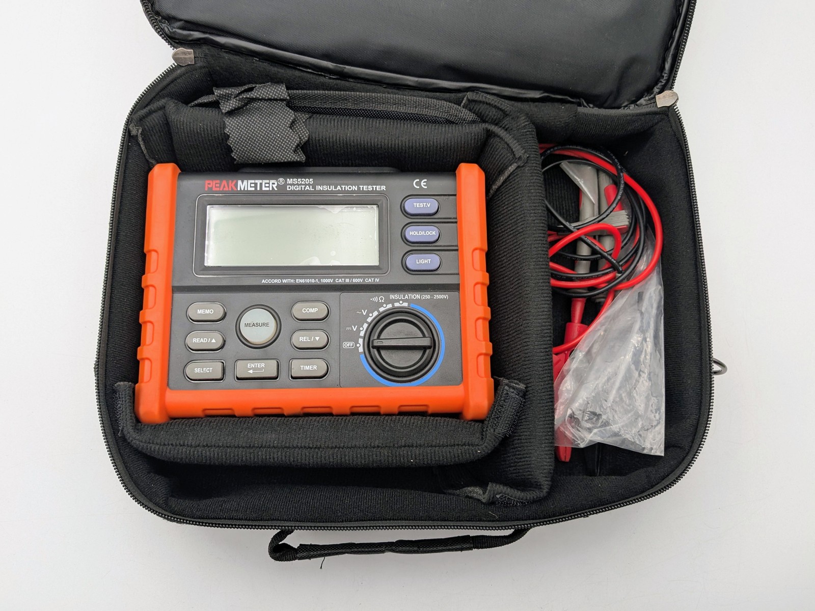 PEAKMETER MS5205 Digital Insulation Resistance Tester FREE SHIPPING