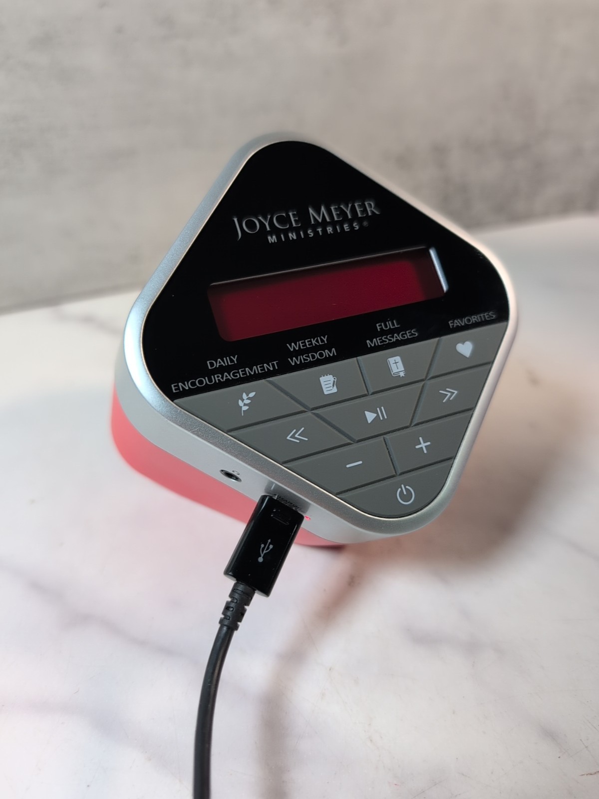 Joyce Meyer Ministries Daily Encouragement Audio Cube Built In Speaker