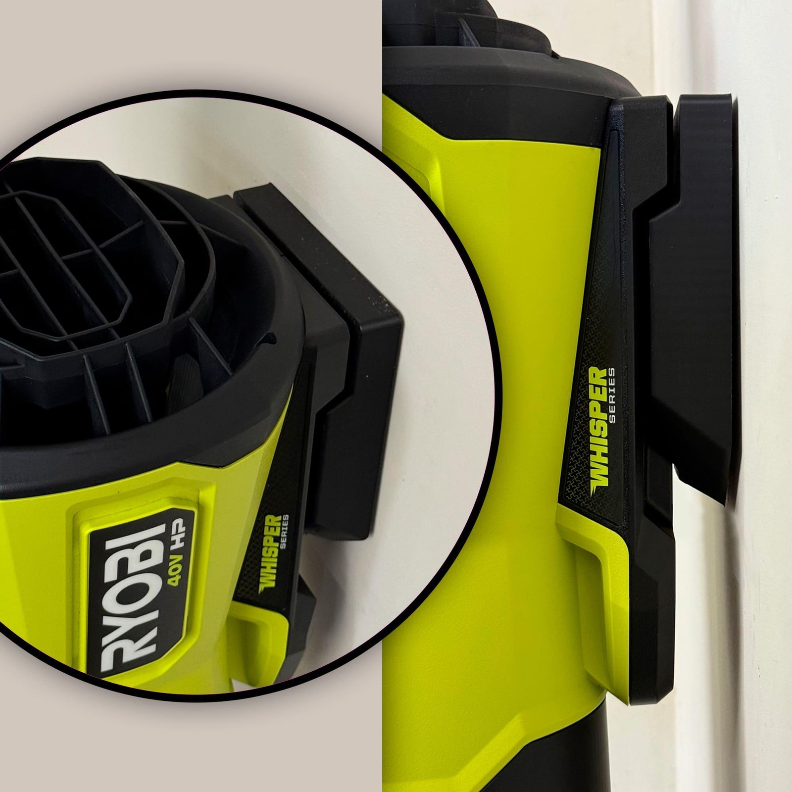 Wall Mount Bracket for RYOBI 40V HP 800 CFM Blower Model RY40HPLB01