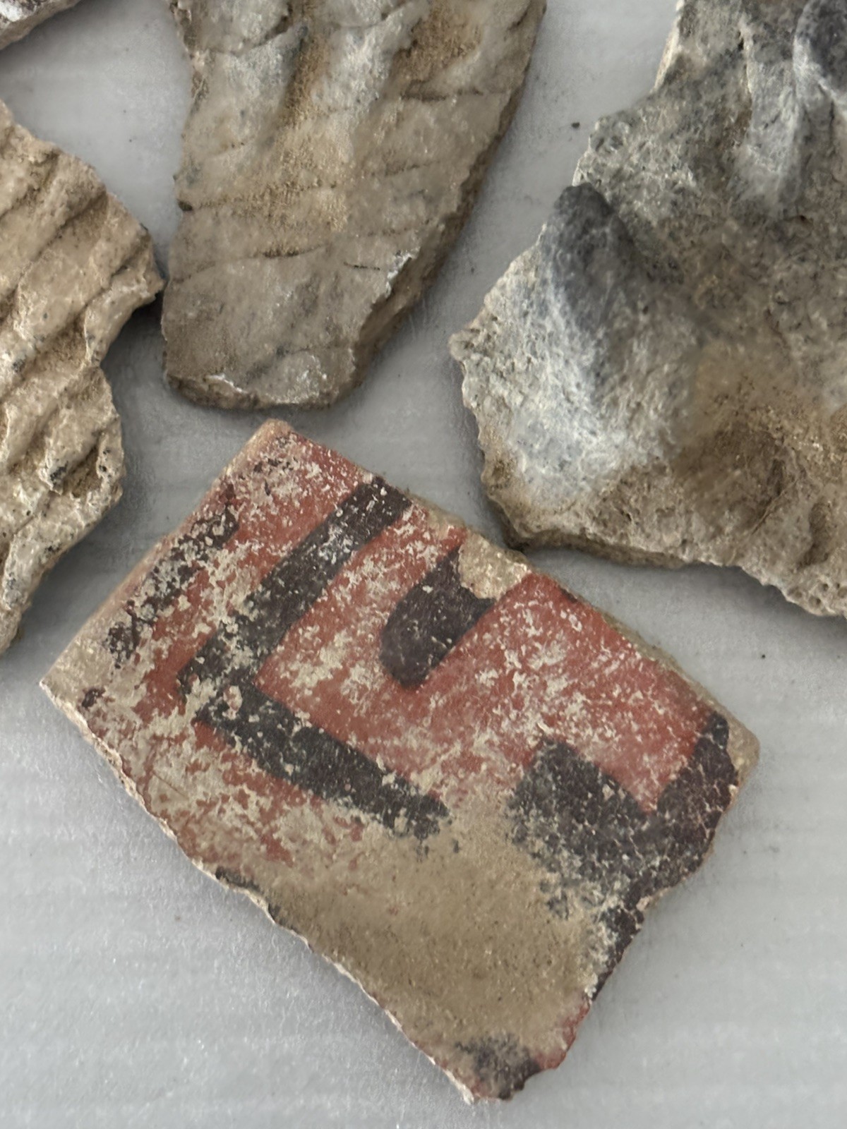 12 Ancient Anasazi Native American Pottery Shards 2” - 4” Arizona L6-D FREE SHIP