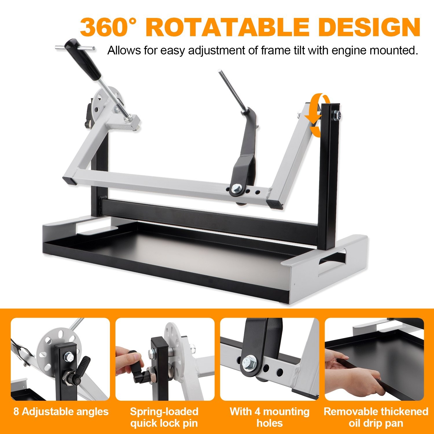 Motorcycle Engine Stand For 2 & 4 stroke Single Cylinder Engines ATV,Dirt Bike