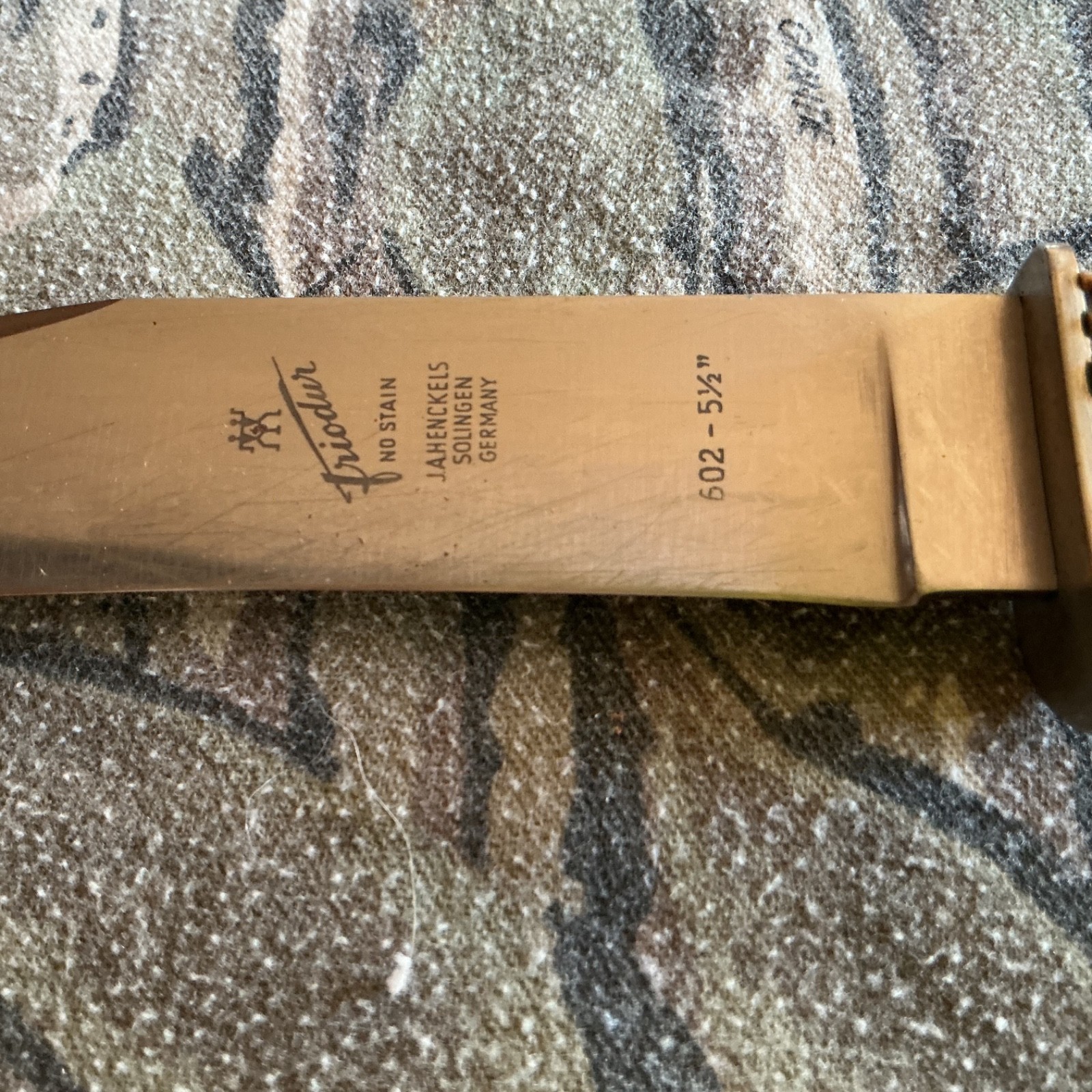 JA Henckels 602 Friordur Solingen Germany Stag Handle Knife w/ sheath