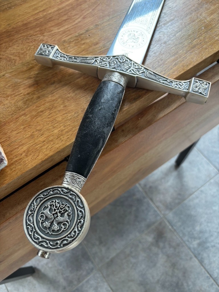 "Marto from Spain" Excalibur King Arthur Sword (With Original Booklet + Receipt)