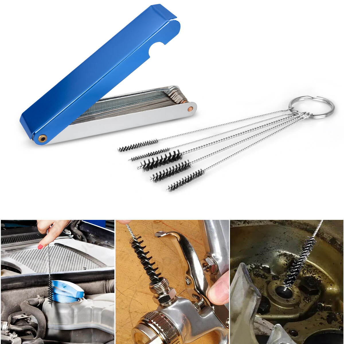 18PCS Carburetor Carb Jet Cleaning tools Set Wire Cleaner Kit For Motorcycle ATV