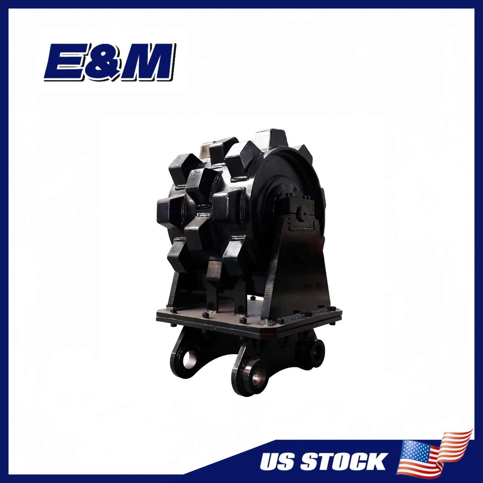 Compaction Wheel for CAT 305 Excavator | Heavy Duty Trench Roller Attachment