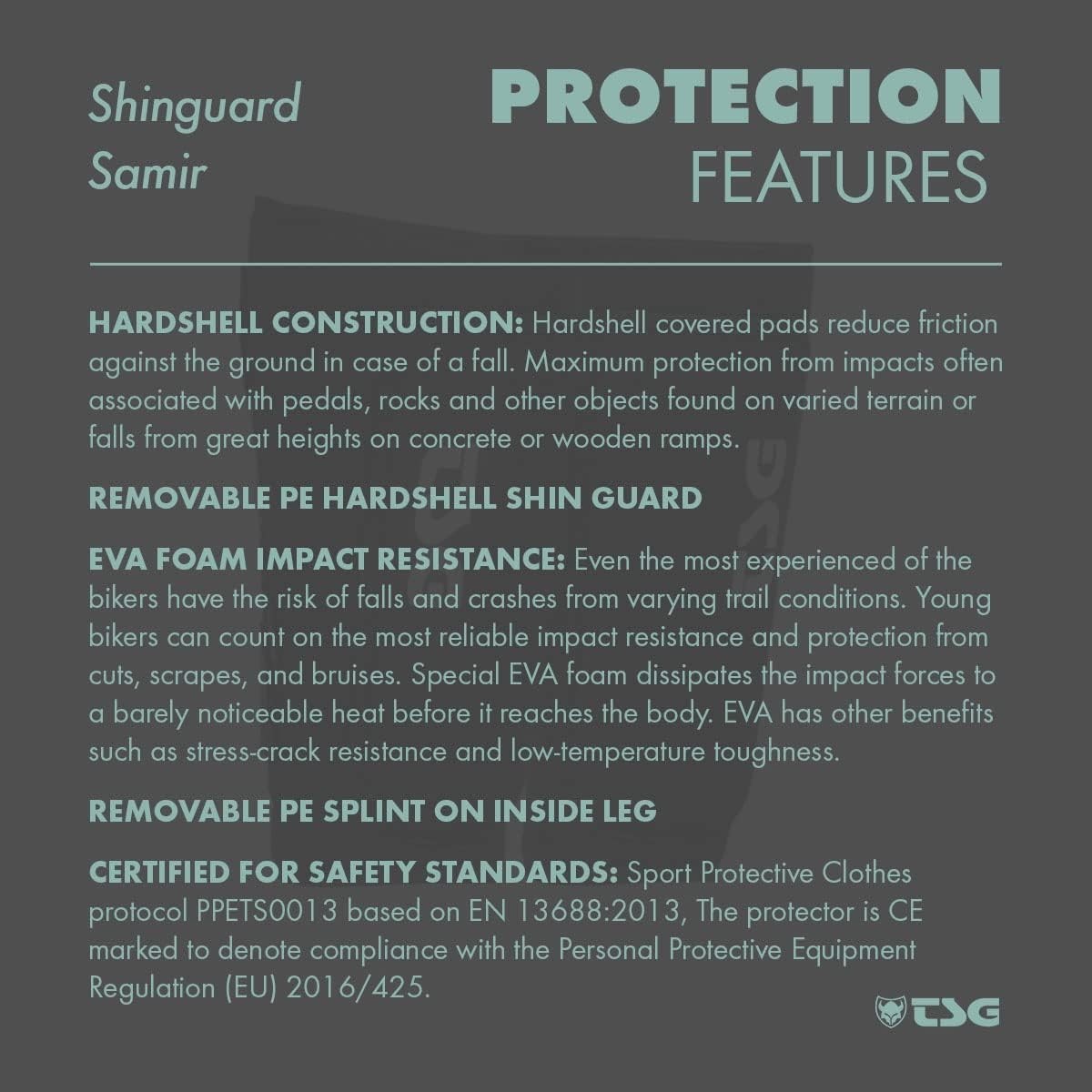 TSG Shinguard Samir, Leg Protector - S/M