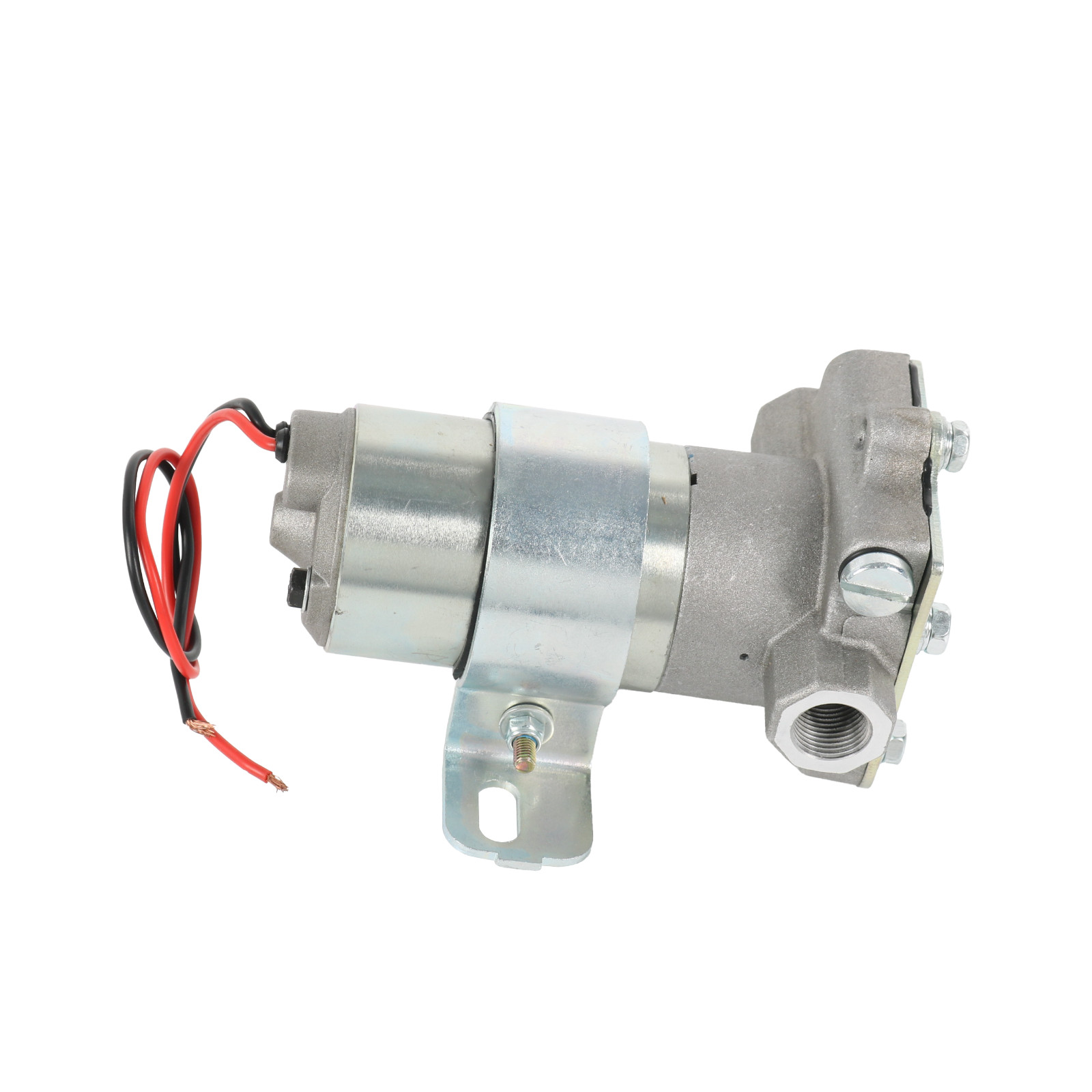 Electric Fuel Pump 97 GPH 7 PSI Universal Red For Holley Demon Carburetor Chrome