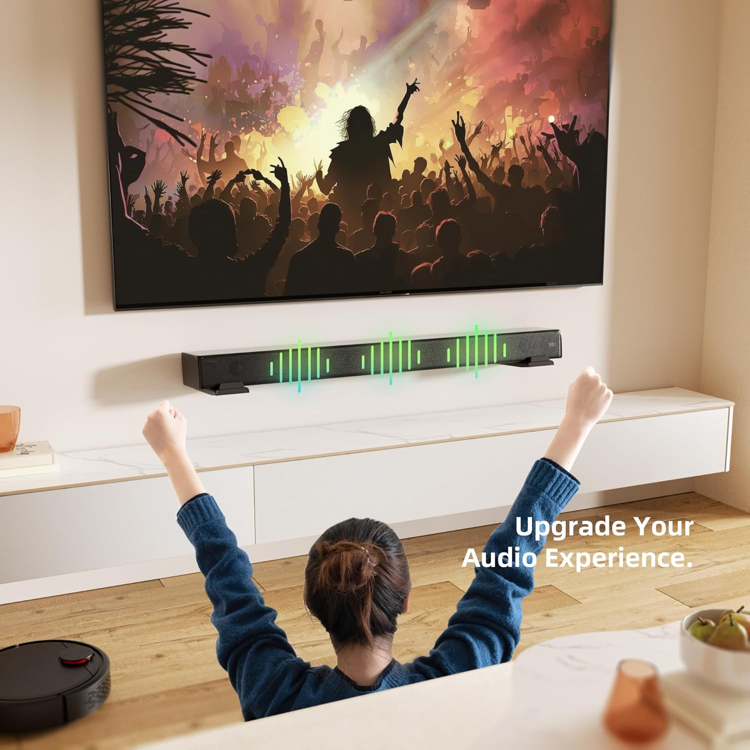 Soundbar Wall Mount Bracket for Samsung, LG, Sony, JBL, Vizio, Sonos and More, D