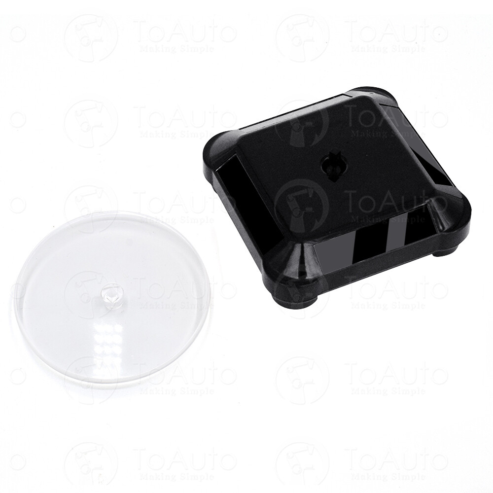 Rotary Stand Solar Powered Turntable Display, UV Light Carving Rotating Shelf,US