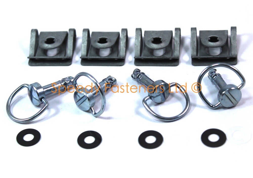 Honda Insight Rear Wheel Cover Fender Skirt Skirts Dzus Quick Release Bolt Kit