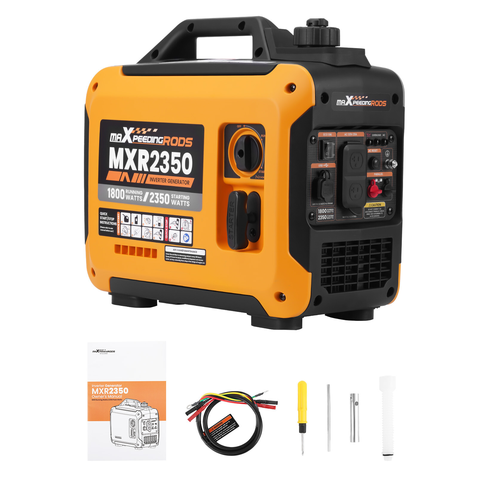 120V 2300W Inverter Generator Portable light weight Gas Power For Outdoor