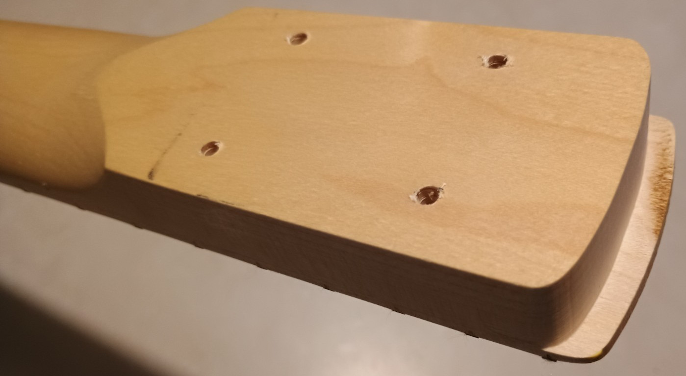 OPEN BOX Nashville Guitar Works Precision Bass Neck Maple Fretboard Tuners NGW