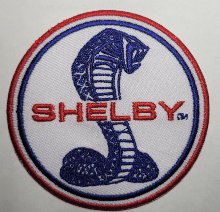 Shelby Mustang (iron on) embroidered patch
