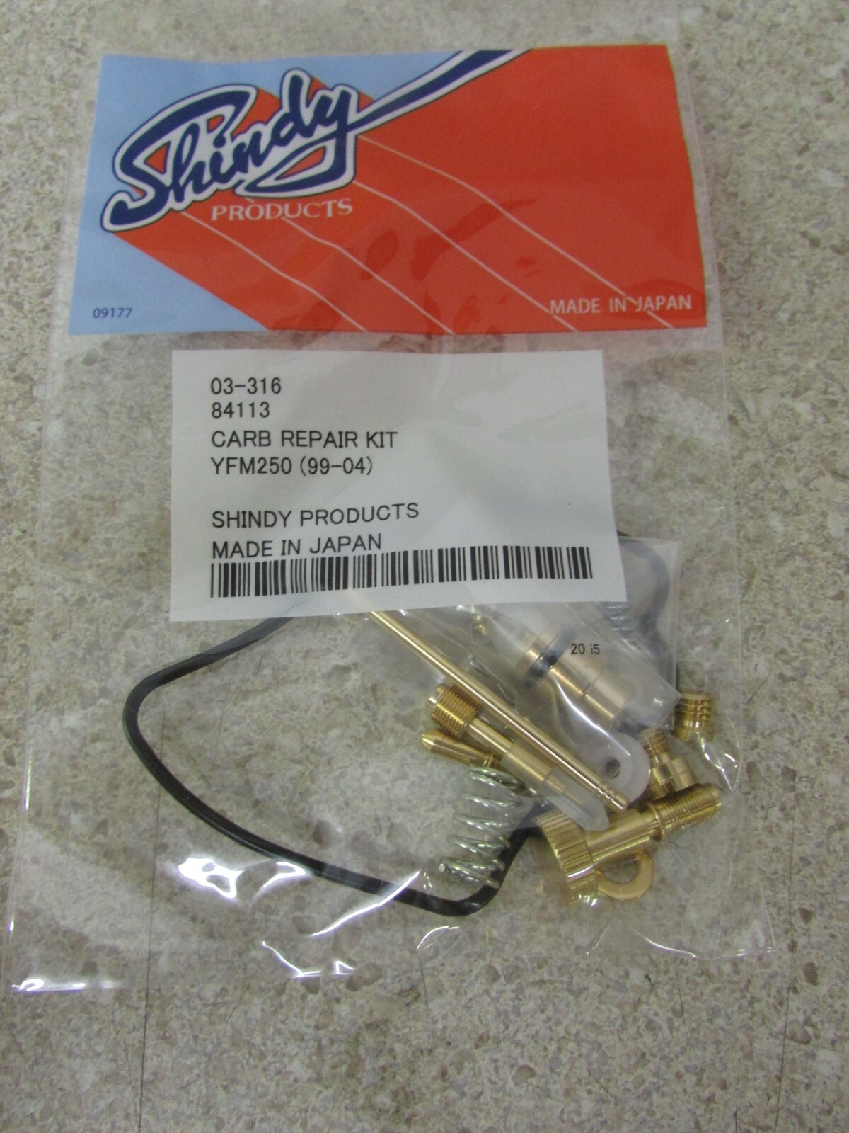 99-04 YAMAHA YFM250 BEAR TRACKER 250 CARBURETOR CARB REBUILD REPAIR KIT 03-316