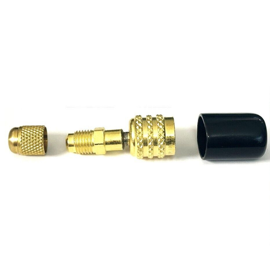 R32 Refrigerant Left Hand Threads Tank Adapter with Brass Cap