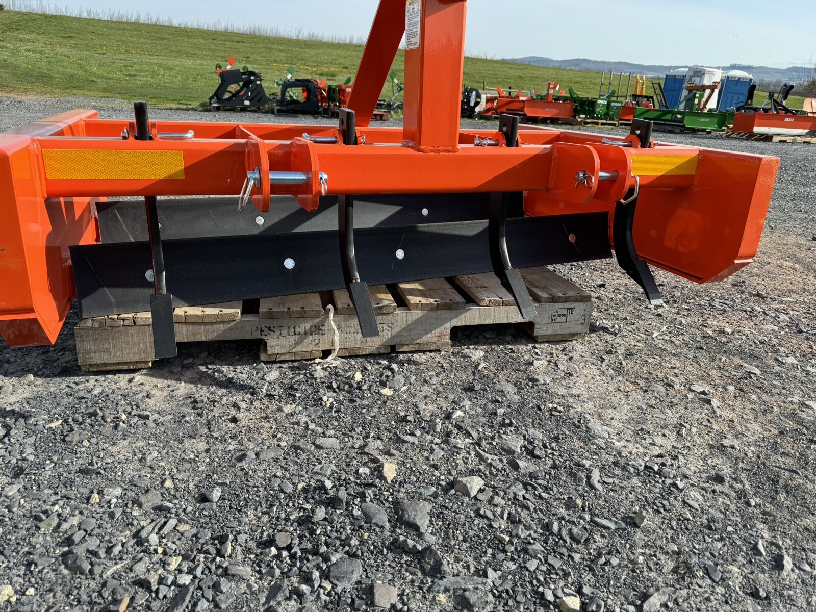 New Dirt Dog Road Grader Land Plane 5' w/ Ripper Teeth Orange