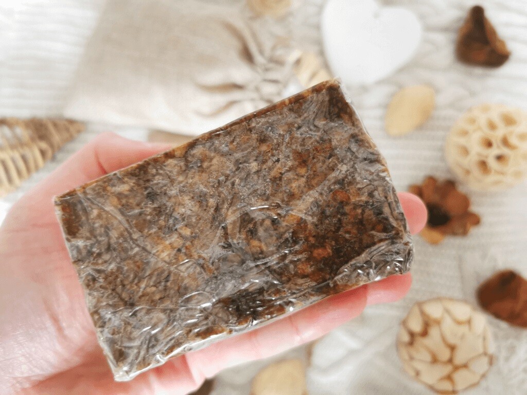 LEMON AFRICAN BLACK SOAP Organic GHANA Handmade Premium Quality CHOOSE SIZE