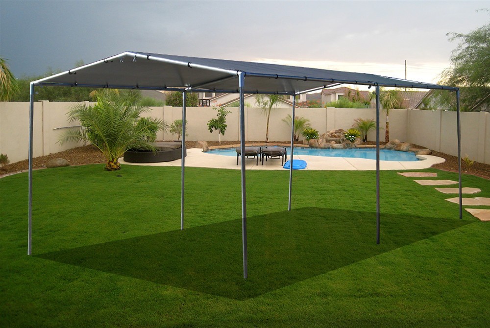 Canopy Fitting-5 Way Low Peak Center Down Fitting, 16 Gauge Steel (Choose Size)