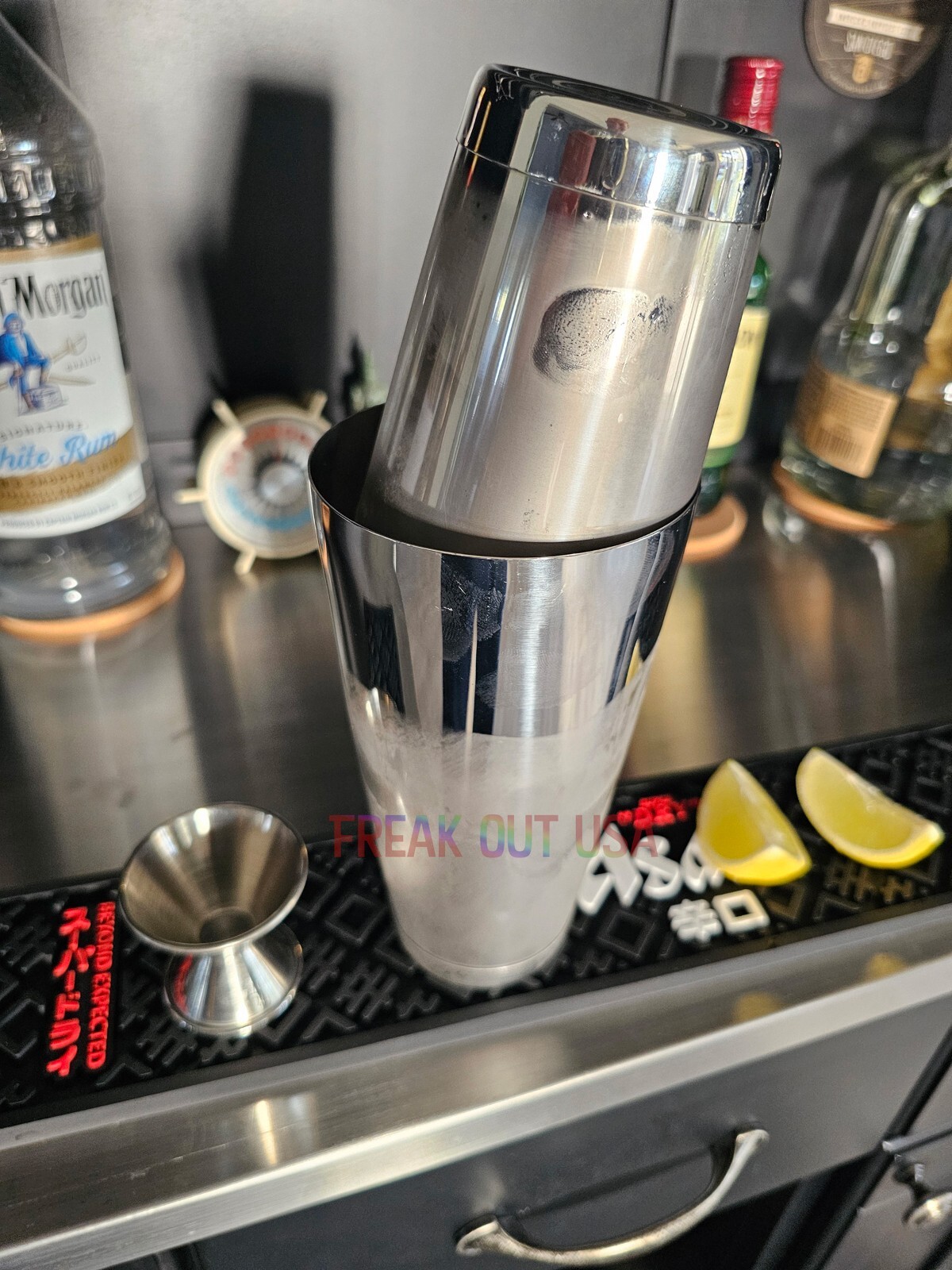 Boston Shaker 2 Piece Set Weighted Cocktail Shakers Stainless Mixing Bar Tin NEW