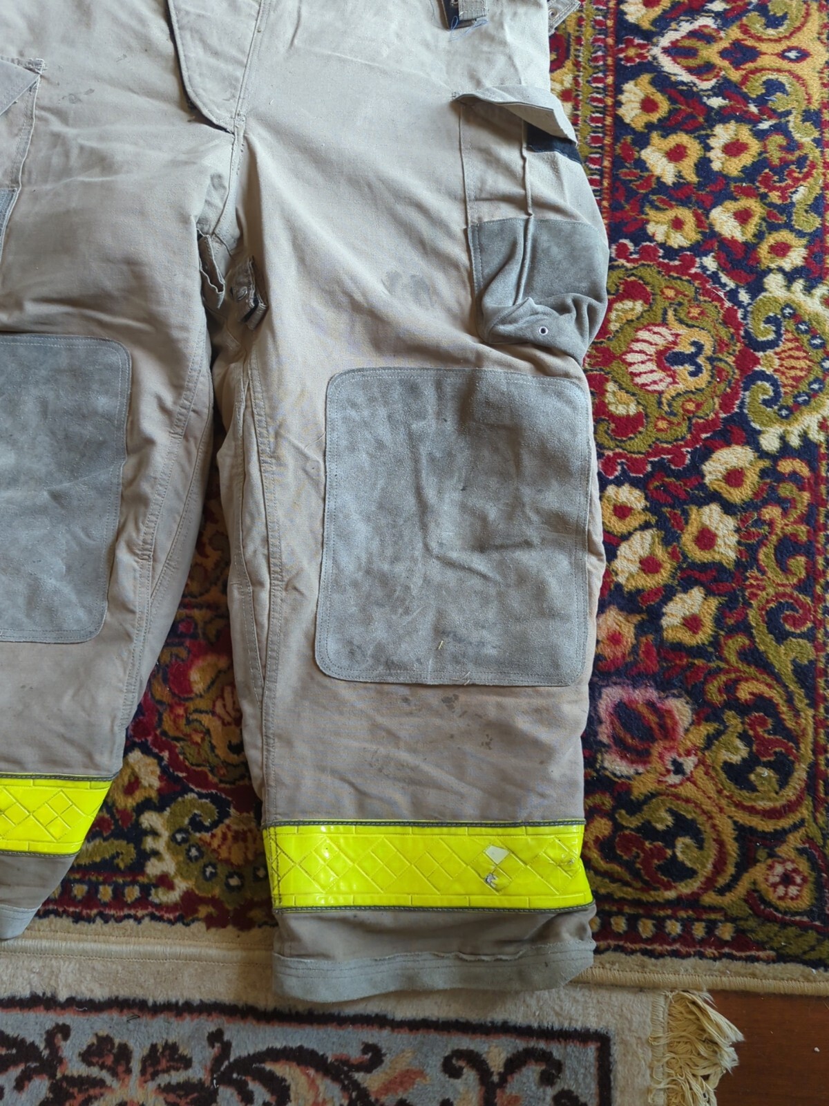 Retired Firefighter Gear Turnout Pants FIRE USED Size 46 X 30 See Pics