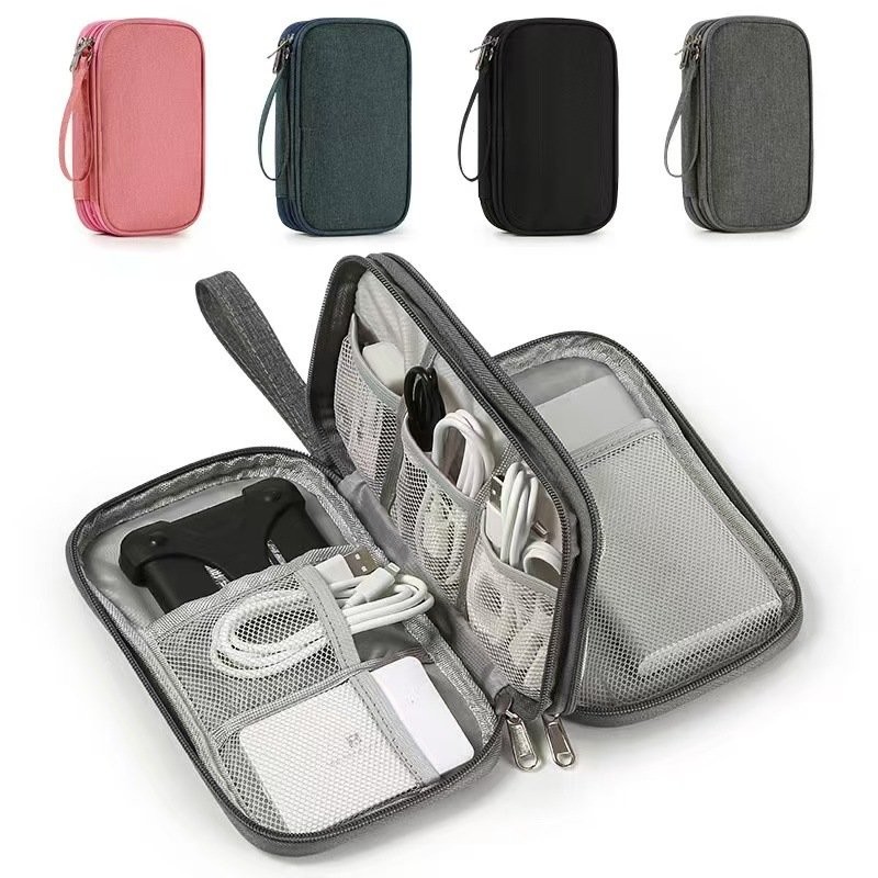 Portable Electronic Organizer Travel Cable Storage Bag Cord Case Accessories US