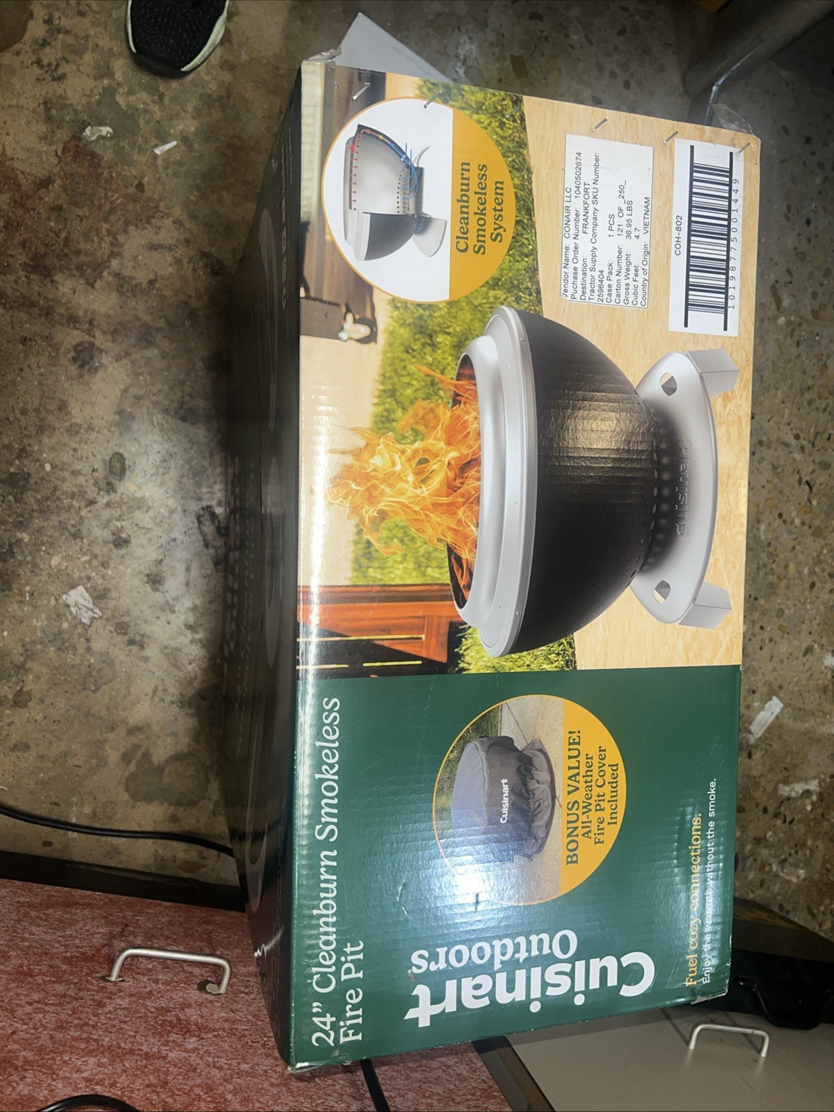 Cuisinart Smokeless Fire Pit , 24" Coh-802